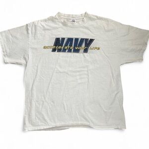 Navy Accelerate Your Life Tee